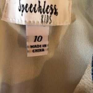 Girls Speechless size 10 striped romper
